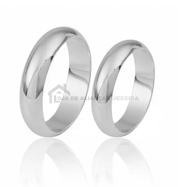 Par De Alianças Em Promoção - L-CM-52-B - Alianças Exclusivas