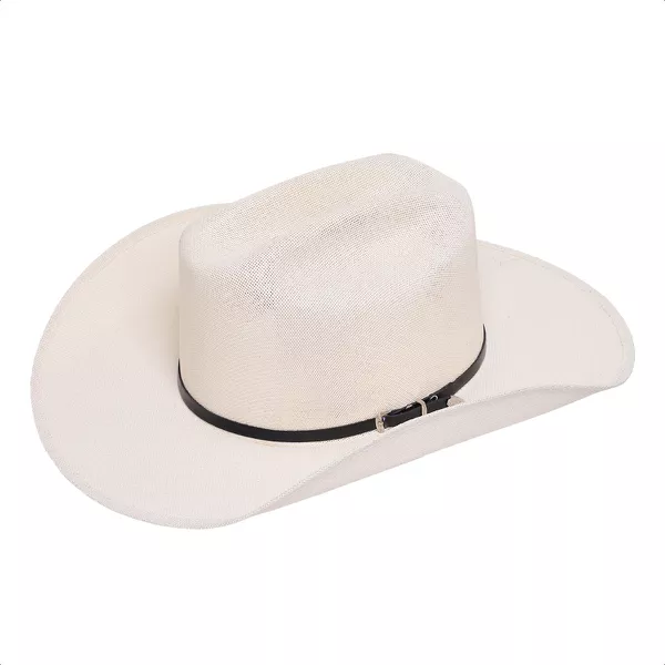 Chapéu Americano Lona Branco Country Unissex