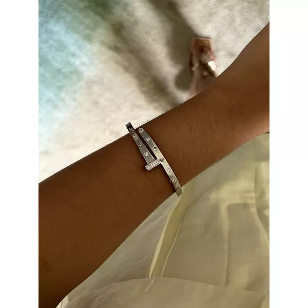 Bracelete Prego Cravejado 