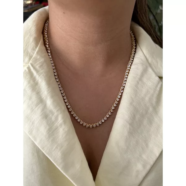 Riviera 3 Pontas banho em ouro 18k