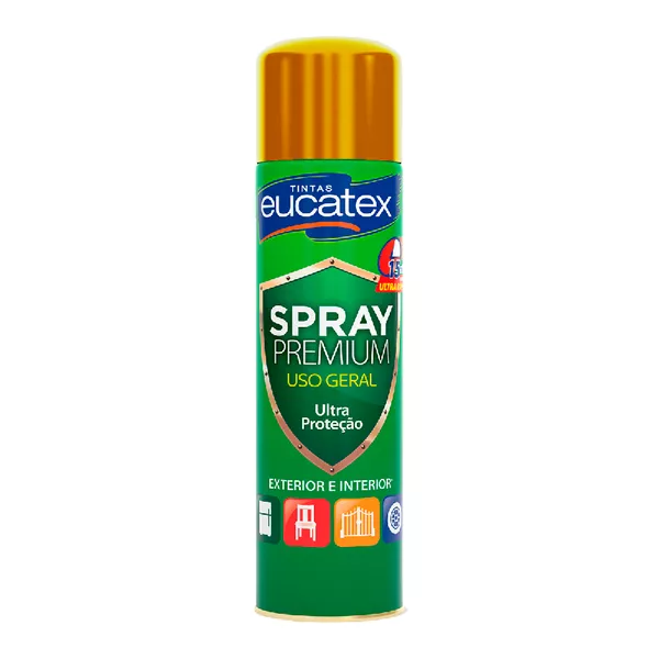 TINTA SPRAY PREMIUM METALIZADO 063 OURO 400ML
