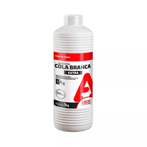 COLA PVA BRANCA PVA ADERE 1KG