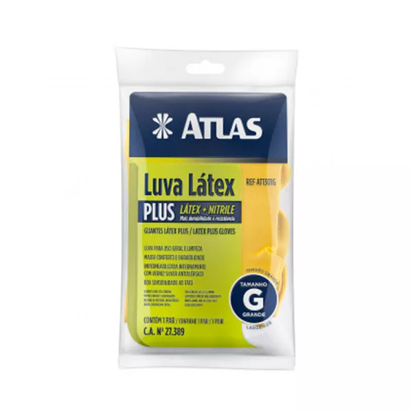 LUVA VERNIZ SILVER QUALITY STANDARD 1301G ATLAS