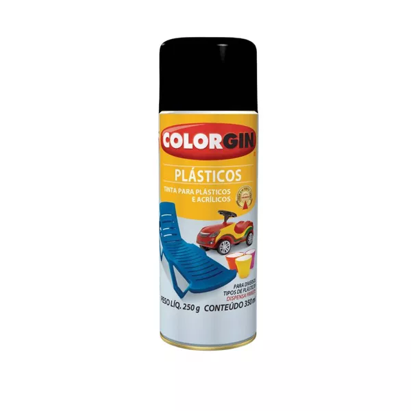 TINTA SPRAY USO GERAL BRANCO RÁPIDO REFRIGERADOR 51001 COLORGIN 350ML