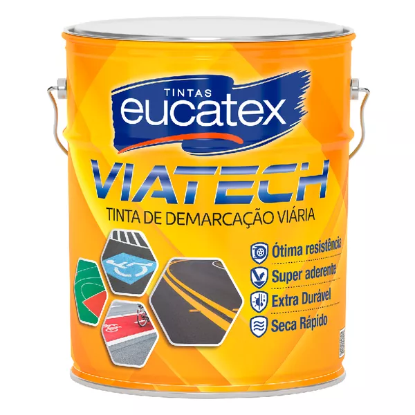 TINTA PISO DEMARCAÇÃO EMBORRACHADA VIA TECH AMARELO 3,6L