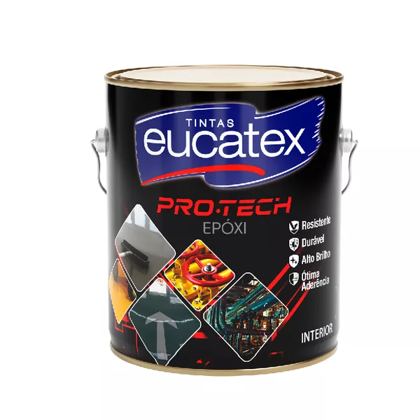 KIT TINTA EPÓXI PRO TECH COM CATALISADOR PRETO 3,6LT