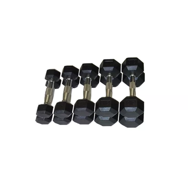 Kit De Halteres Sextavados Injetados - Sx-i - 1 a 5 Kg (5 Pares)