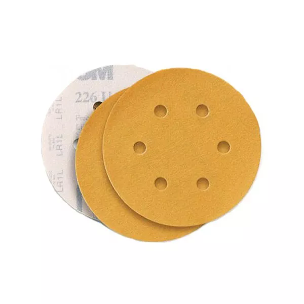 DISCO DE LIXA OURO 3M HOOKIT 236U, DIÂMETRO 127MM 5 FUROS