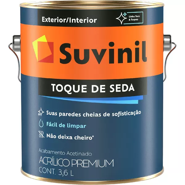  TINTA ACRÍLICA PREMIUM TOQUE DE SEDA BRANCO NEVE 3,6L