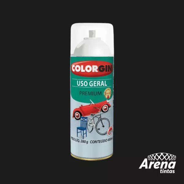 TINTA SPRAY PREMIUM USO GERAL PRETO FOSCO 400ML