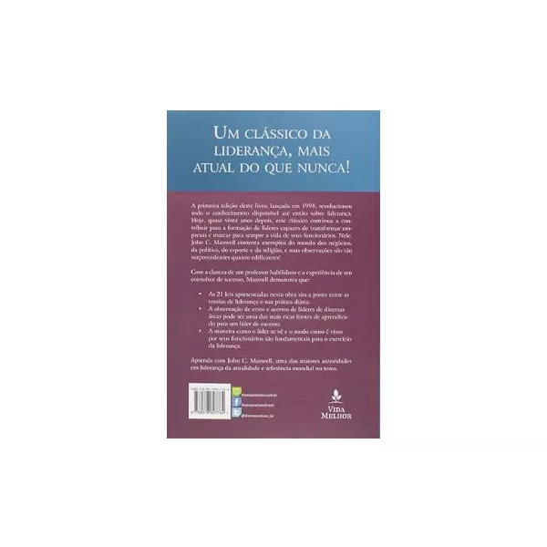 As 21 irrefutáveis leis da liderança Capa comum | AROMATIZANDO BRASIL