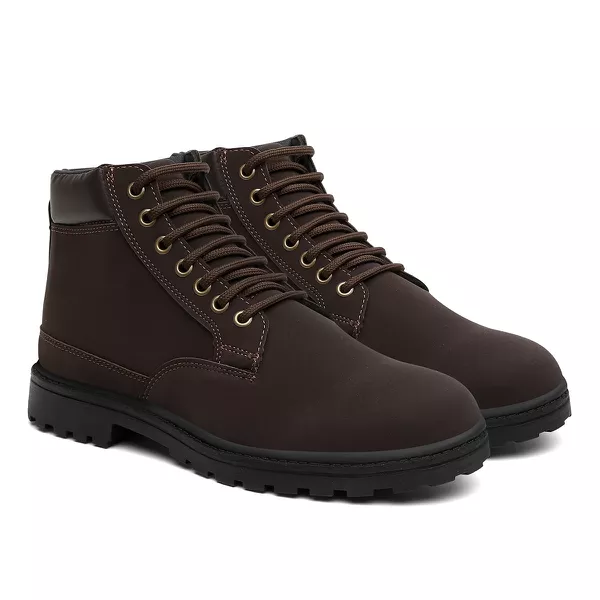 Bota Masculina Arizona Camurcinha Couro Adventure Casual - Marrom