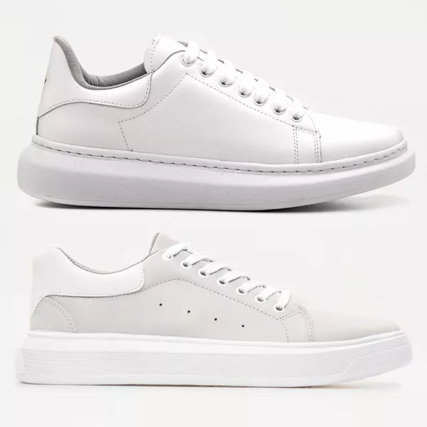2 Pares de Tenis Masculino Casual Sola Alta Oversize Macquen