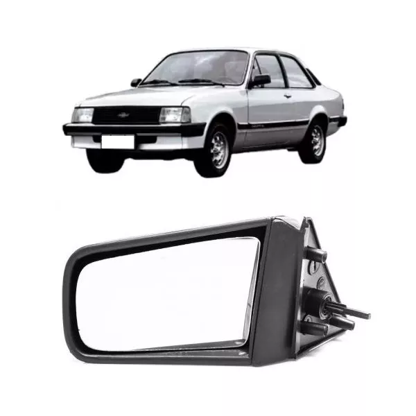 Retrovisor Chevette 1987 a 1990 Esquerdo com Controle Retrovex