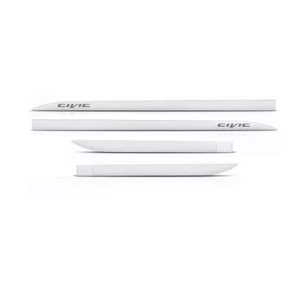 Kit Friso Lateral New Civic 2012 a 2016 Branco Taffeta Sean Car