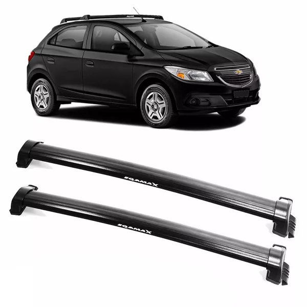 Rack de Teto New Wave Preto Onix 2012 a 2019 Eqmax