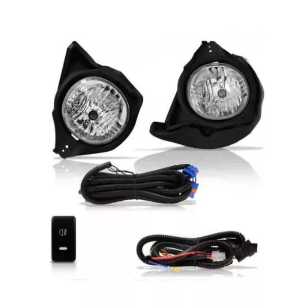 Kit Farol de Milha SW4 2006 a 2011 Botão Modelo Original Suits