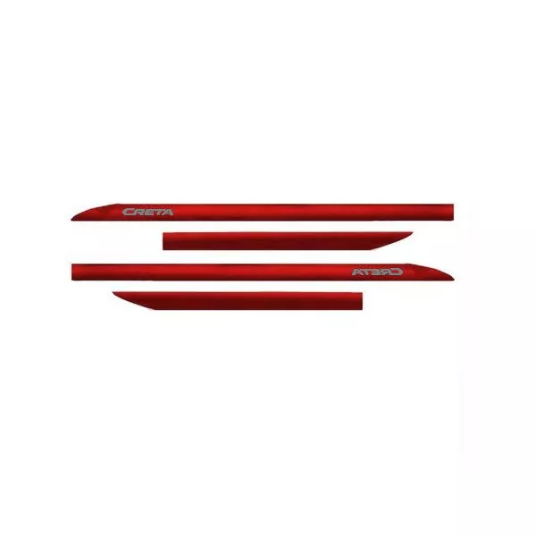 Kit Friso Lateral Creta Vermelho Chilli