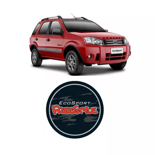Capa de Estepe Ecosport Freestyle Laranja Comix