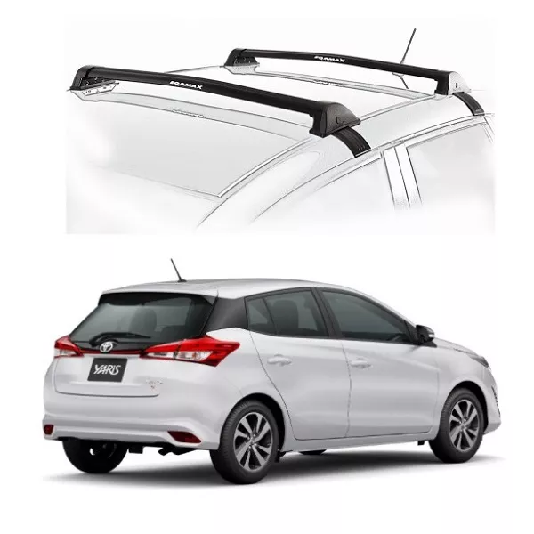 Rack de Teto New Wave Yaris Hatch 2018 a 2023 Eqmax