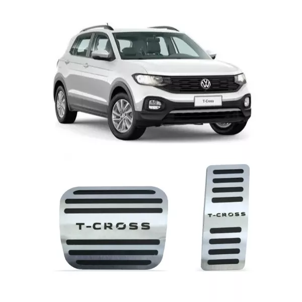 Pedaleira T-Cross Automático (Todos) Aço Inox GPI