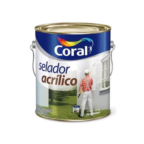 Selador Acrilico 3,6 Litros Coral