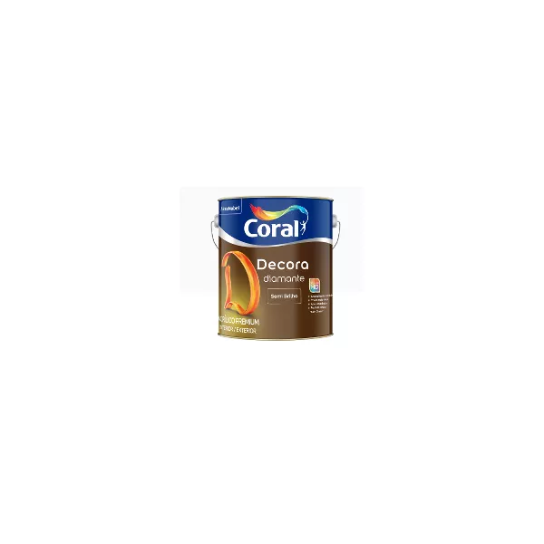 Decora Acrilico Premium Semi-Brilho 3,6L Branco Coral