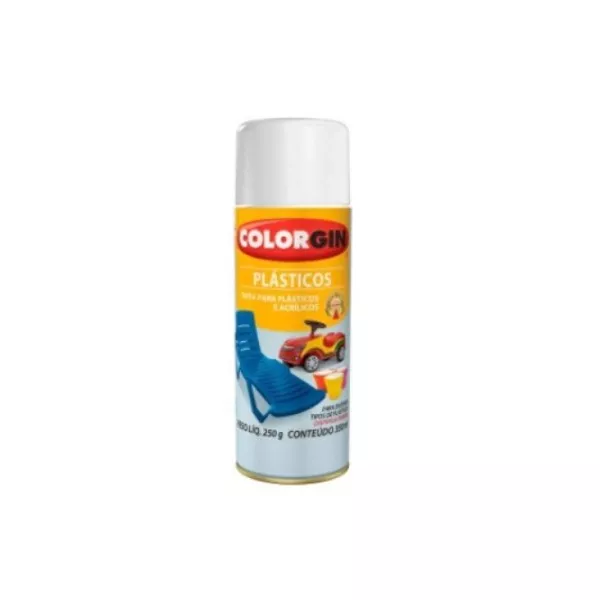 Spray Para Plástico Brilhante Colorgin