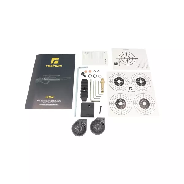 Carabina PCP Reximex Zone Black 6.35mm - Airsoft e Armas de