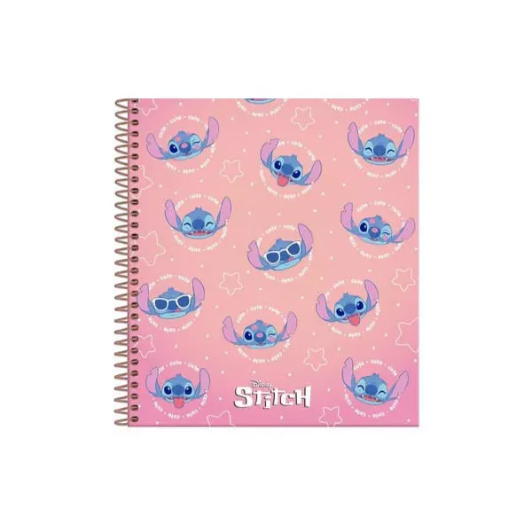 Caderno Stitch 80 Folhas 1x1 Universitário - Foroni
