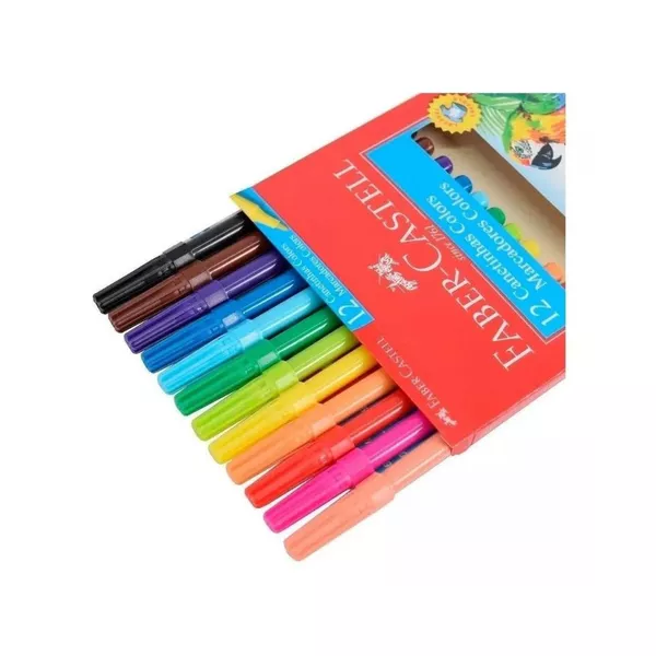 Canetinha Hidrocor 12 Cores Faber-Castell