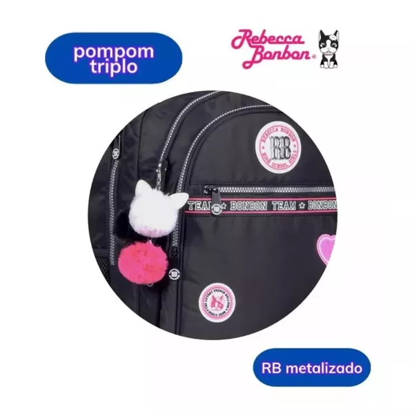 Kit Mochila/Lancheira/Estojo Sortidas Rebecca Bonbon - Clio