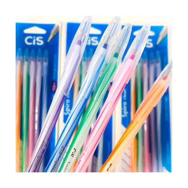 Kit de Canetas Esferográficas Spiro Clean 0.7mm - CIS