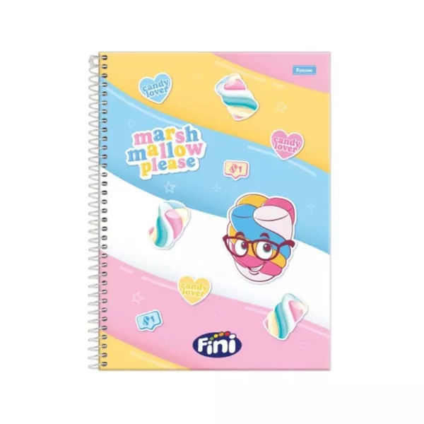 Caderno Universitário Capa Dura 10x1 Fini Foroni