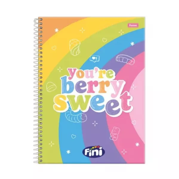 Caderno Universitário Capa Dura 10x1 Fini Foroni