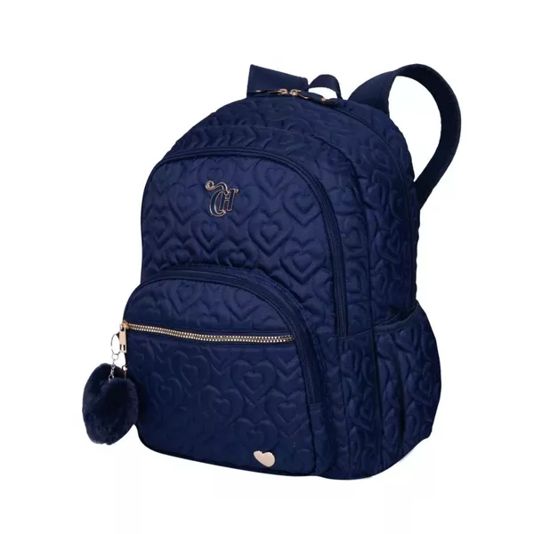 Mochila Feminina Capricho Crush Azul Marinho Sestini