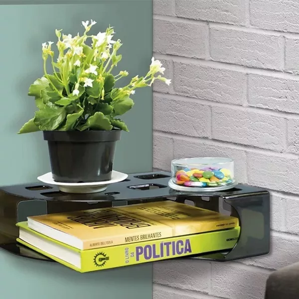 Porta-Revistas DelloColor Preto Dello