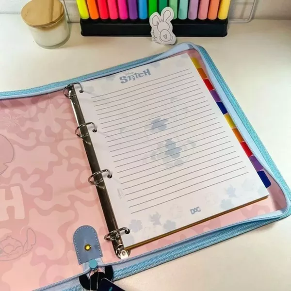Fichário Universitário Stitch 48 Folhas DAC