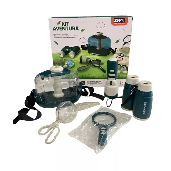Kit Aventura Infantil Explorando a Natureza 6 Peças Zippy Toys
