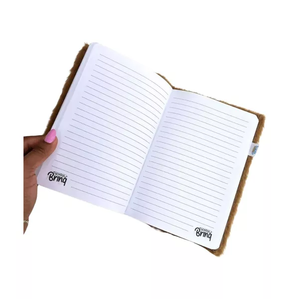 Caderno Pelúcia Capivara 80 Folhas Polibrinq