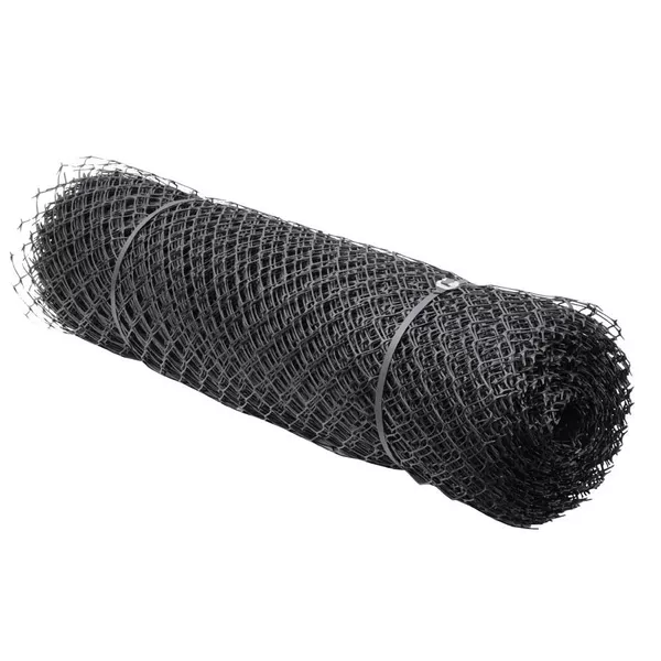 TELA PLASTICA GALINHEIRO 1,50X50MT LEVE PRETA