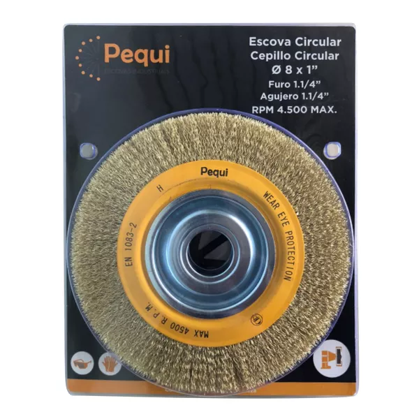 ESCOVA CIRC.ACO POLIDA OND. 8X 1 FIO 040 32034 DIS-FLEX