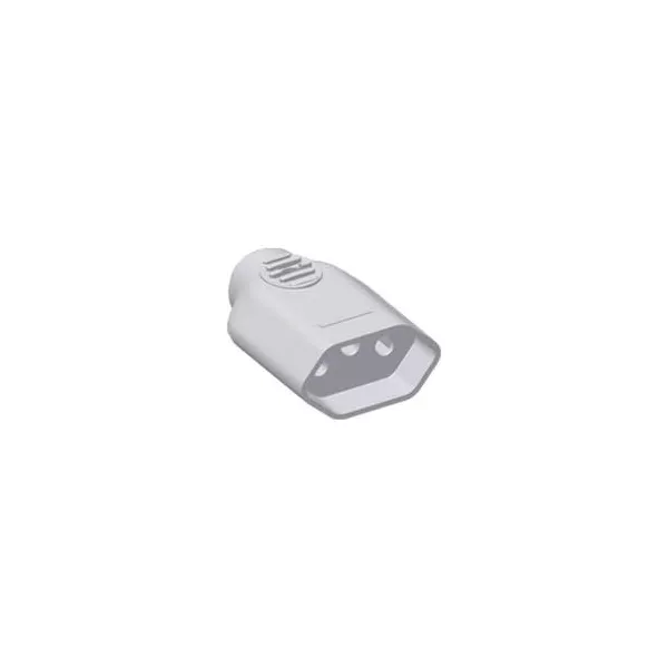 PINO FEMEA 2P+T 10A 250V CINZA 1431 PCT.10PÇ 
