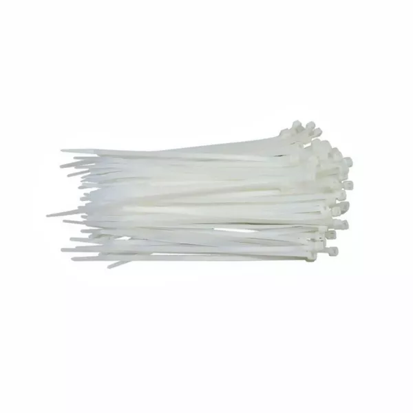 ABRACADEIRA NYLON 4,80MM X 300MM BRANCA