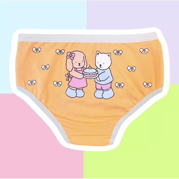 CALCINHA INFANTIL - CUPCAKE (LARANJA)