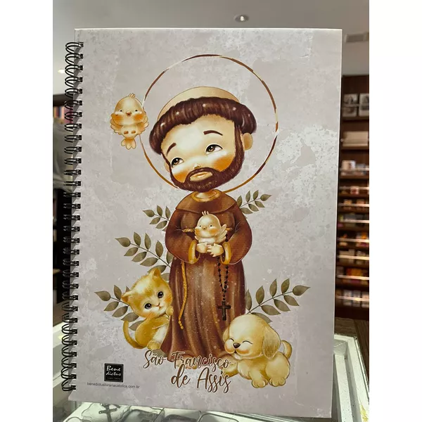 Caderno Mini Santinhos - São Francisco de Assim