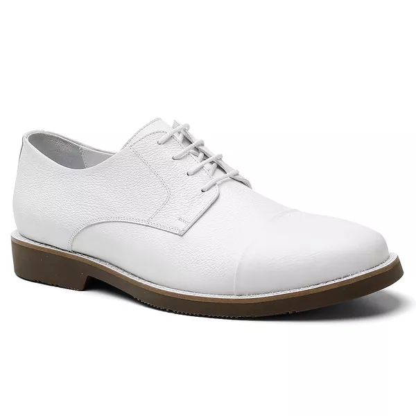 SAPATO MASCULINO DERBY ALEMANHA BRANCO