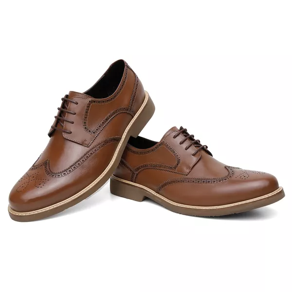 Sapato Derby Brogue Paris Whisky - Estilo e Elegância Bernatoni