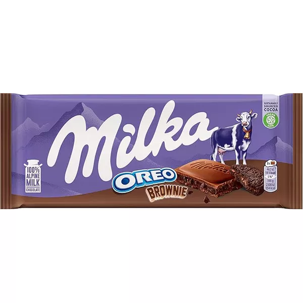 Milka Chocolate Oreo Brownie 100g