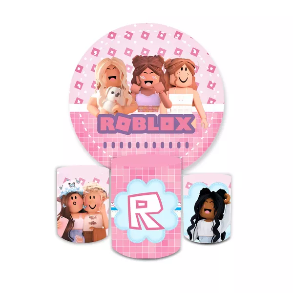 Kit Capa Painel + Trio Cilindros Roblox 08